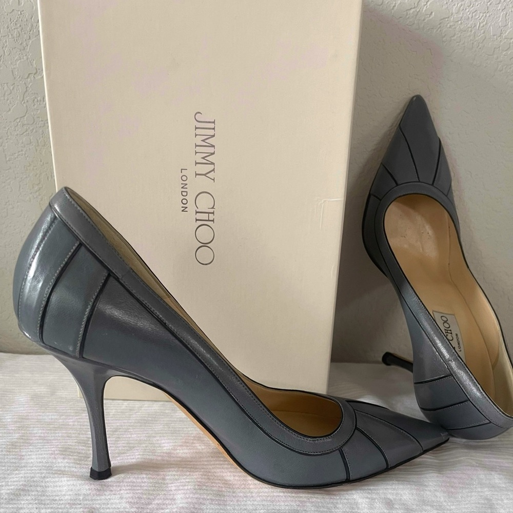 Jimmy Choo Dark Gray Women's Heels